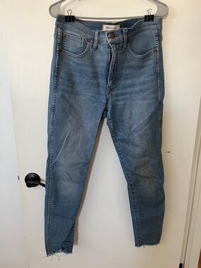Madewell Skinny Jeans in Light Wash Blue